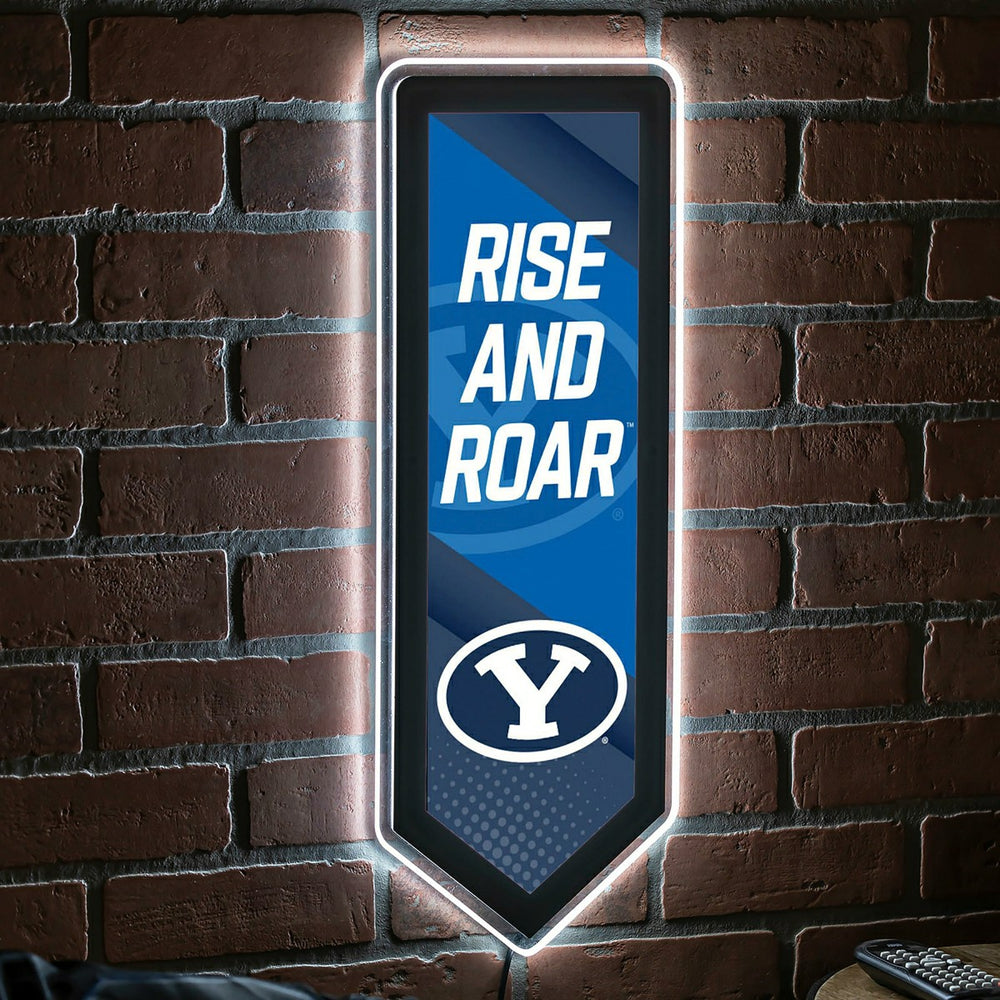 LED Wall Decor, Pennant, Brigham Young University, Collegiate, Home