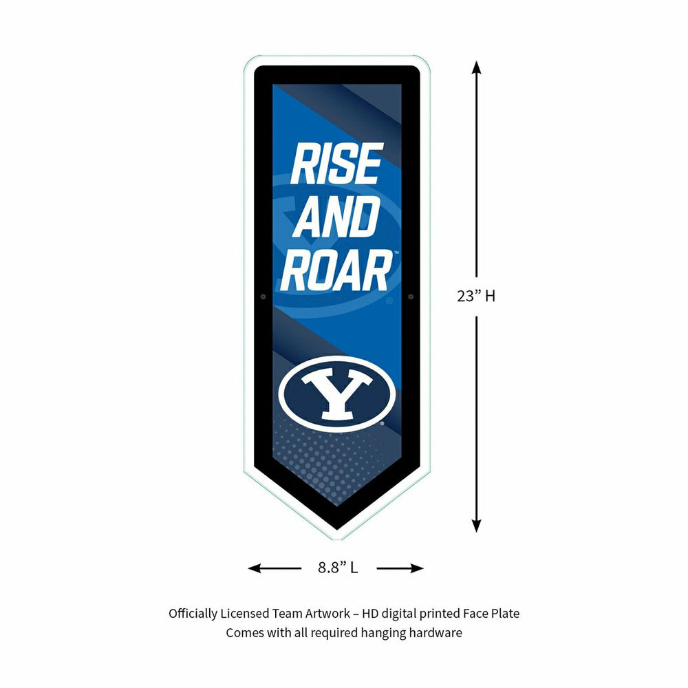 LED Wall Decor, Pennant, Brigham Young University, Collegiate, Home