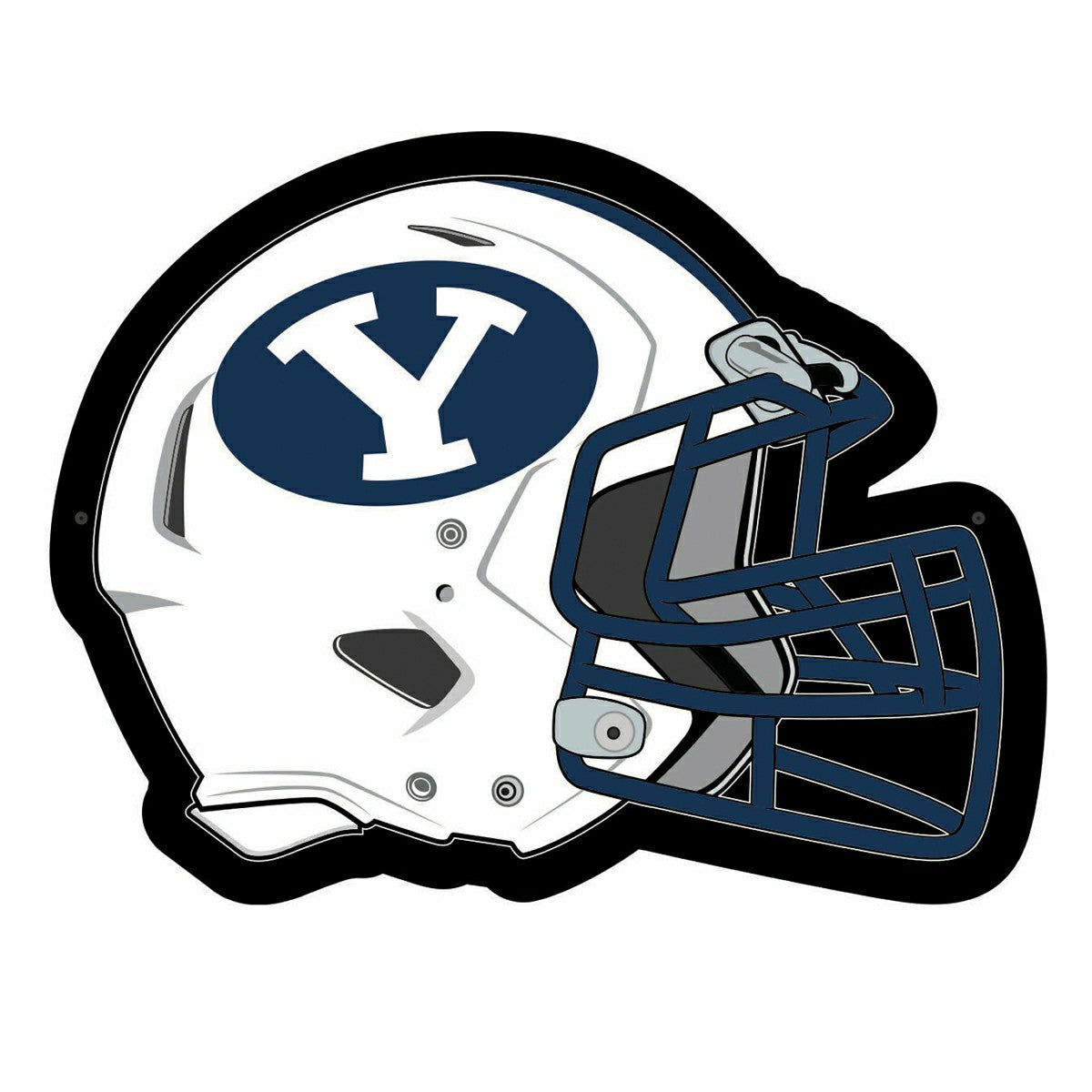 LED Wall Decor, Helmet, Brigham Young University, Collegiate, Home