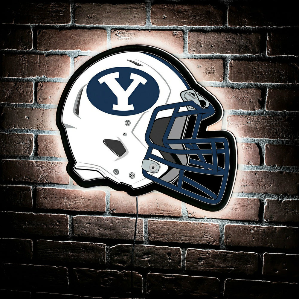 LED Wall Decor, Helmet, Brigham Young University, Collegiate, Home