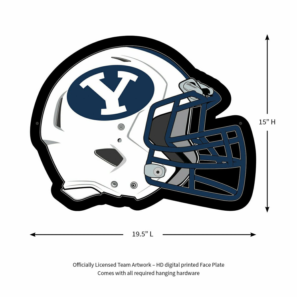 LED Wall Decor, Helmet, Brigham Young University, Collegiate, Home