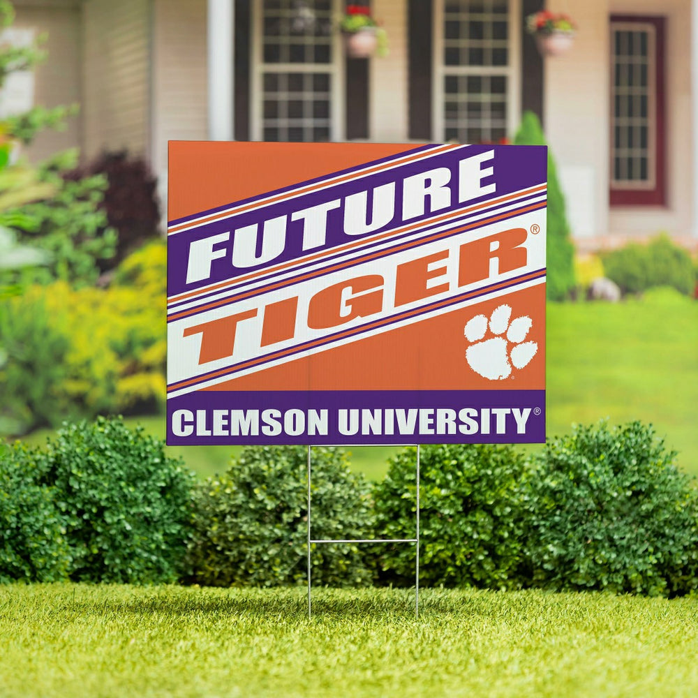 Clemson University Coroplast Yard Sign, Future Student, Collegiate, Home