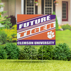 Clemson University Coroplast Yard Sign, Future Student, Collegiate, Home