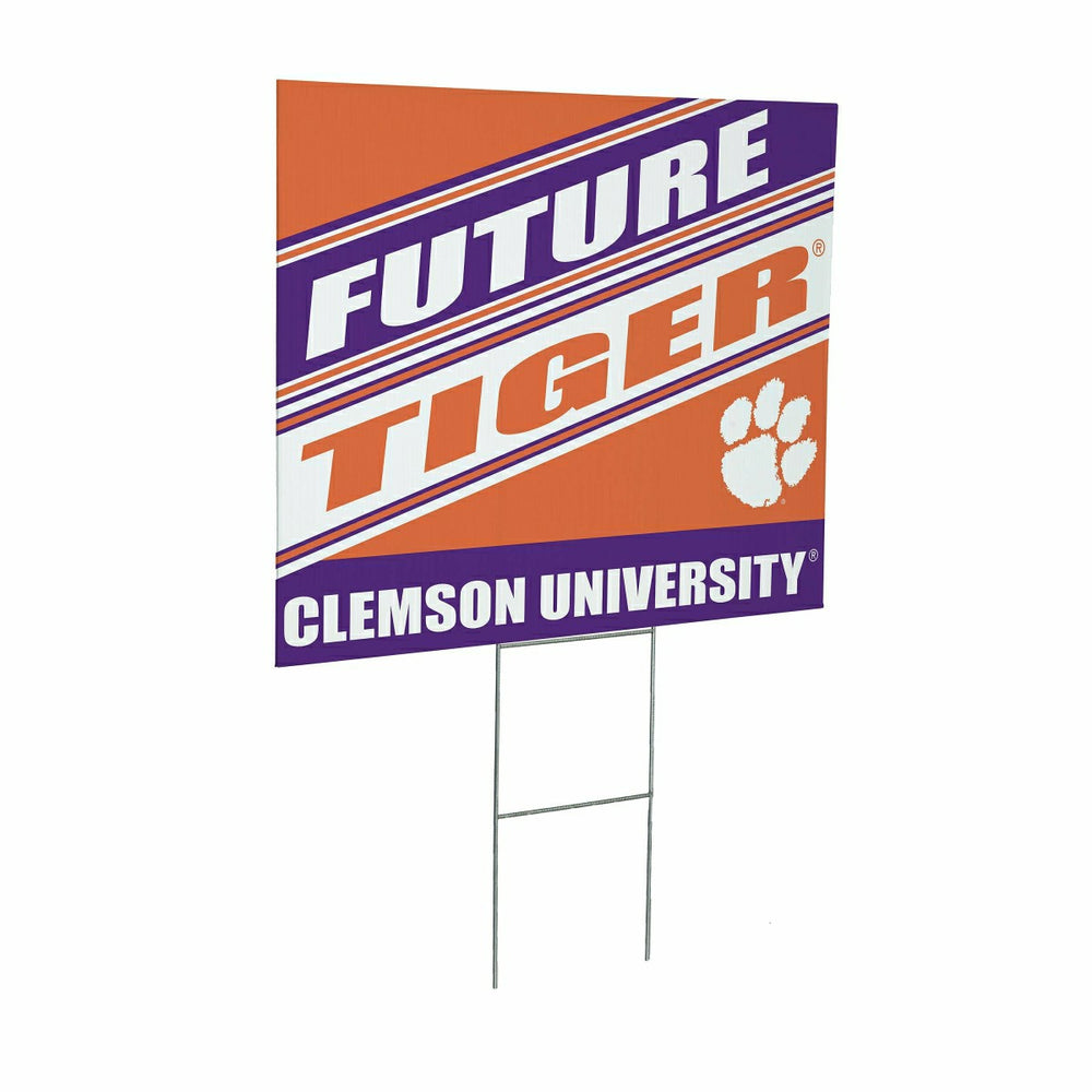 Clemson University Coroplast Yard Sign, Future Student, Collegiate, Home
