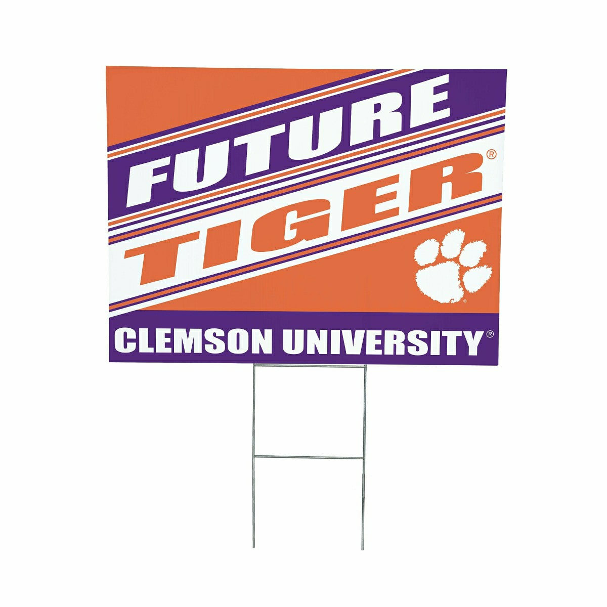 Clemson University Coroplast Yard Sign, Future Student, Collegiate, Home