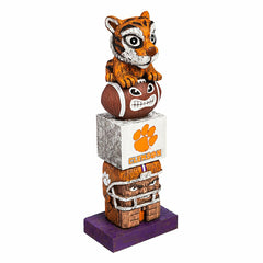 Clemson Tigers Tiki Team Totem Garden Statue, Collegiate, Home