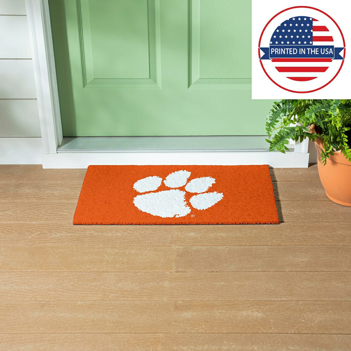 Full Color PVC Mat, 16" x 28", Clemson University, Collegiate