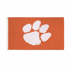 Clemson University Single Sided Estate Flag with 2 Grommets, 3'x5', Collegiate, Home