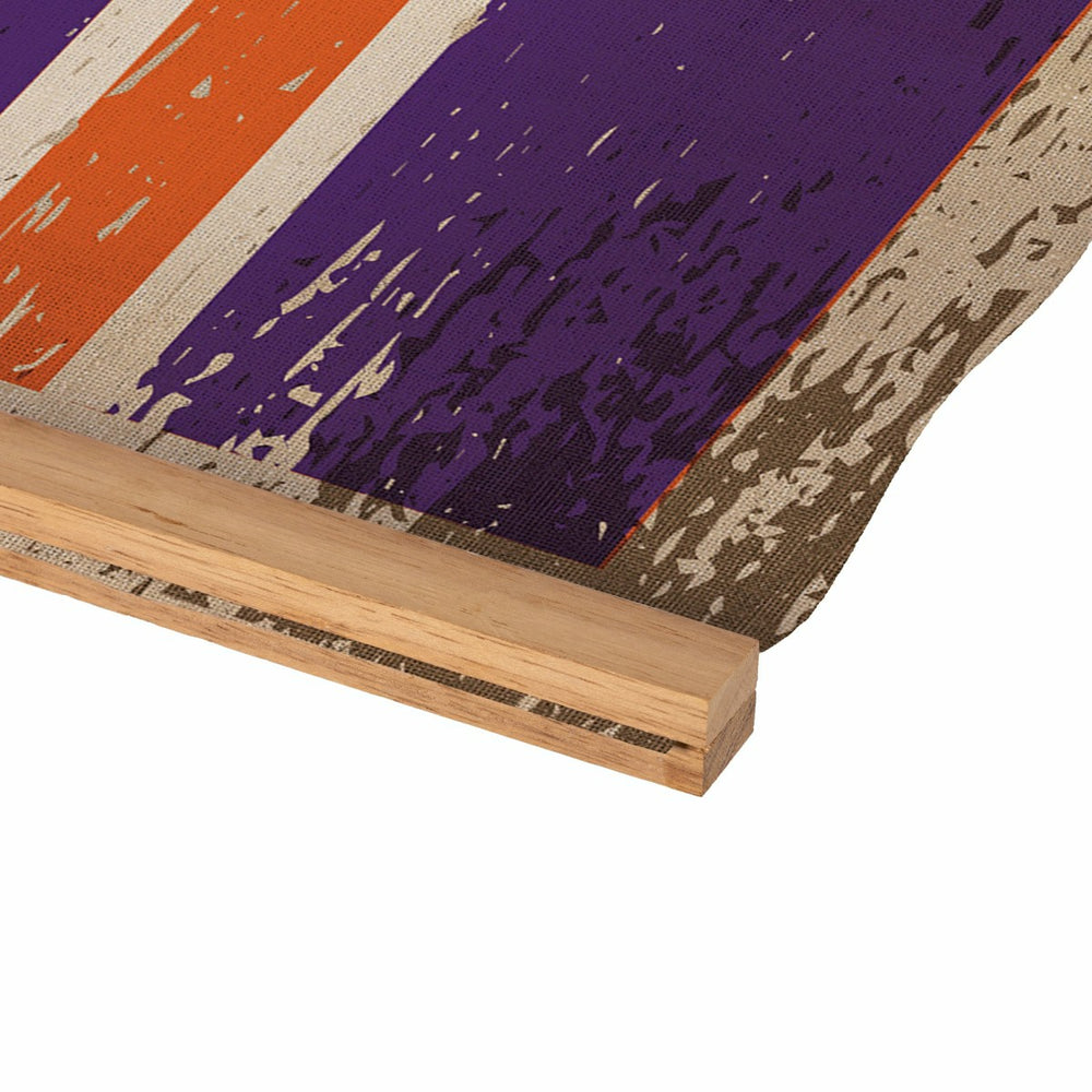 Clemson University, Canvas Wall Tapestry, Large, 54x36, Collegiate, Home