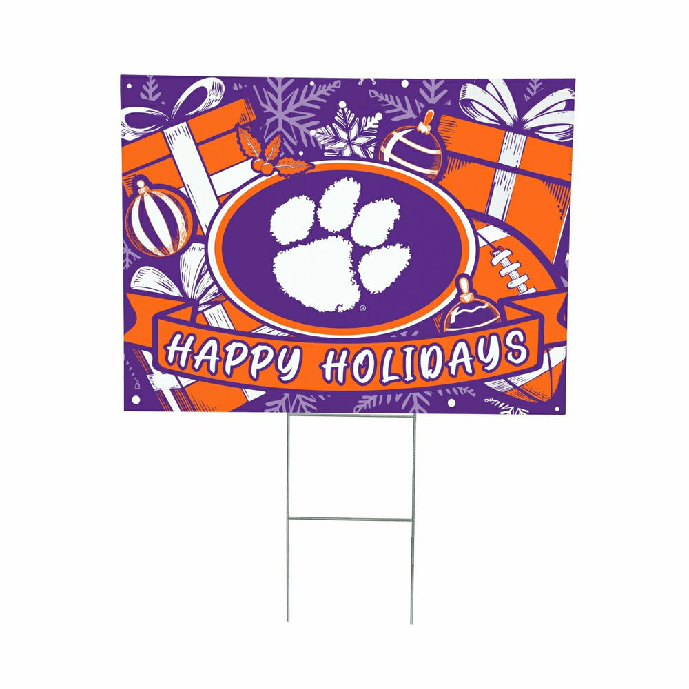 Clemson University Yard Sign, Holiday, Collegiate, Home