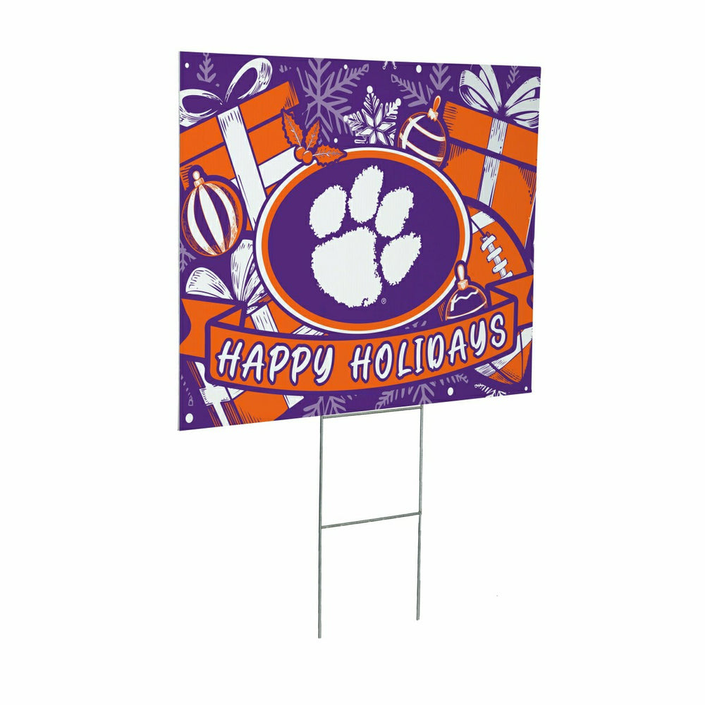 Clemson University Yard Sign, Holiday, Collegiate, Home