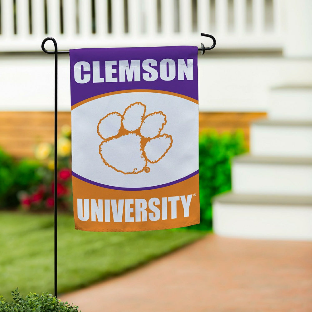 Clemson University Suede Flag, GDN, Collegiate