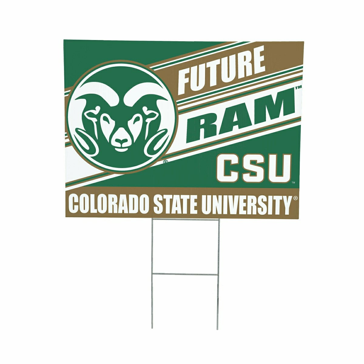 Colorado State University Coroplast Yard Sign, Future Student, Collegiate, Home