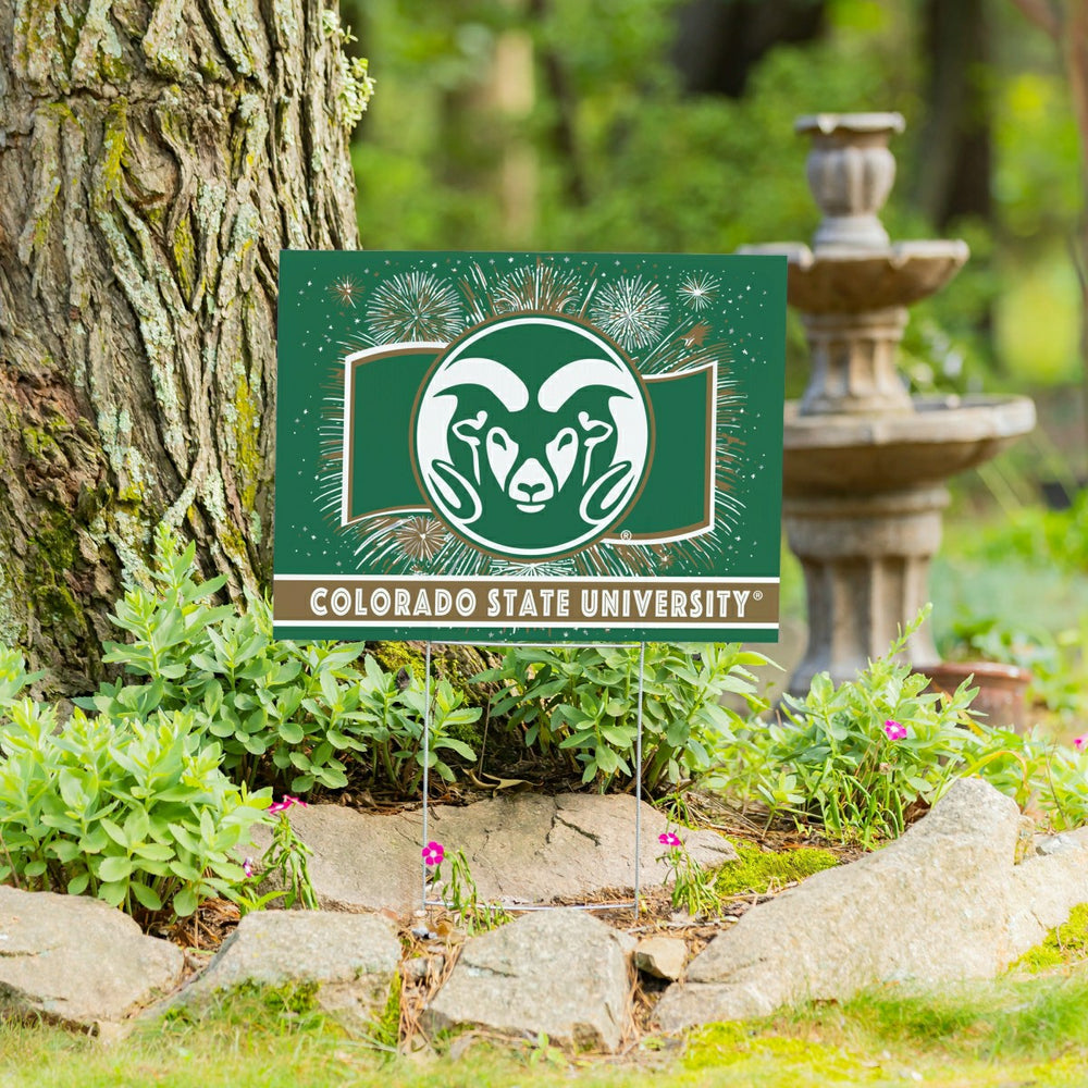 Colorado State University Yard Sign, Patriotic, Collegiate, Home