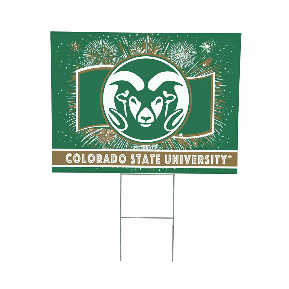 Colorado State University Yard Sign, Patriotic, Collegiate, Home