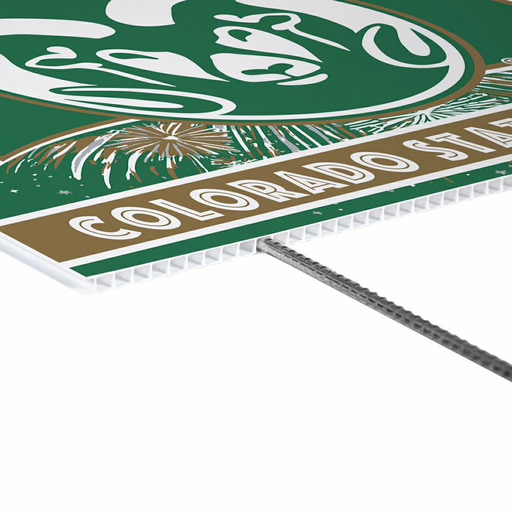 Colorado State University Yard Sign, Patriotic, Collegiate, Home