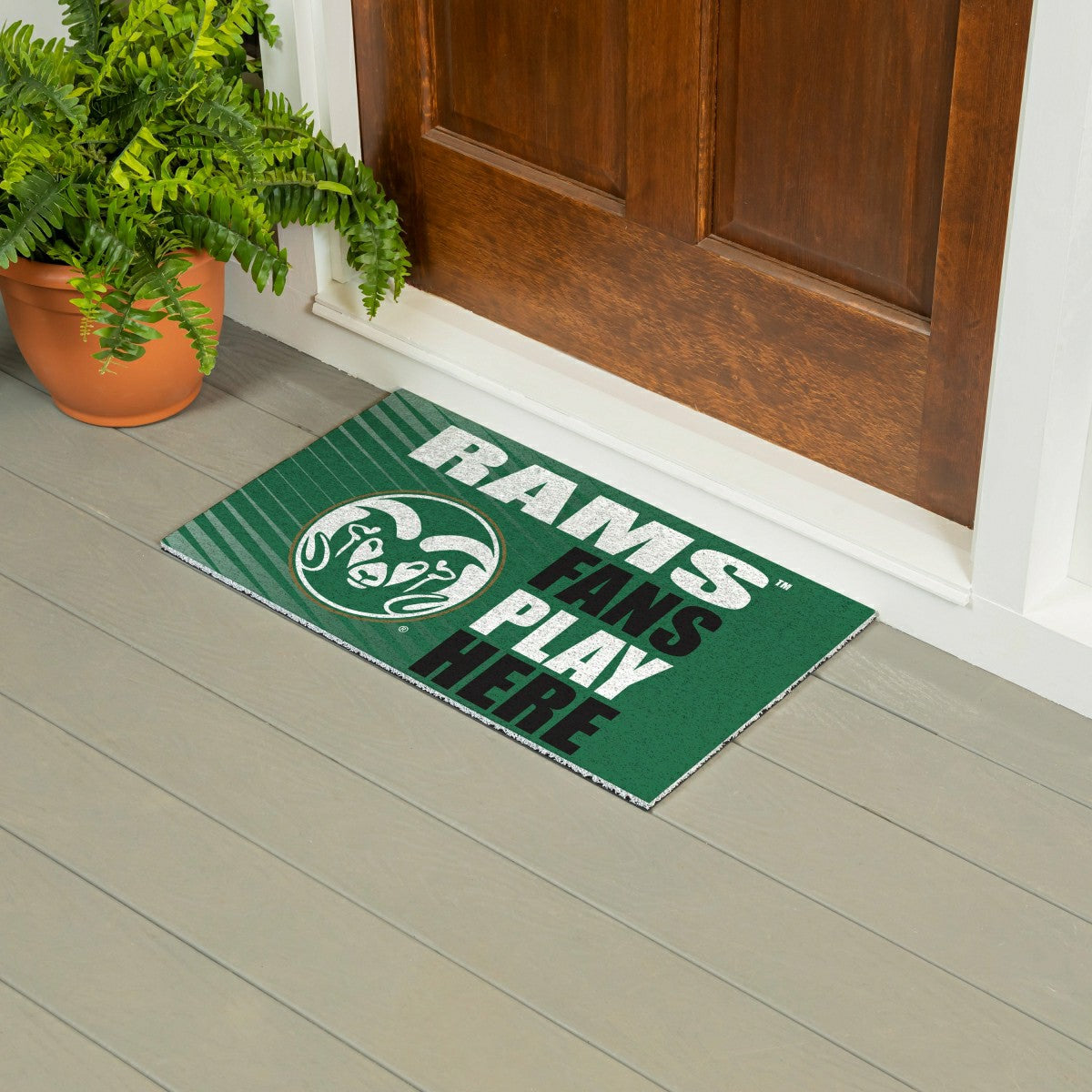 Colorado State University Fan Mat, 28"x16", Collegiate