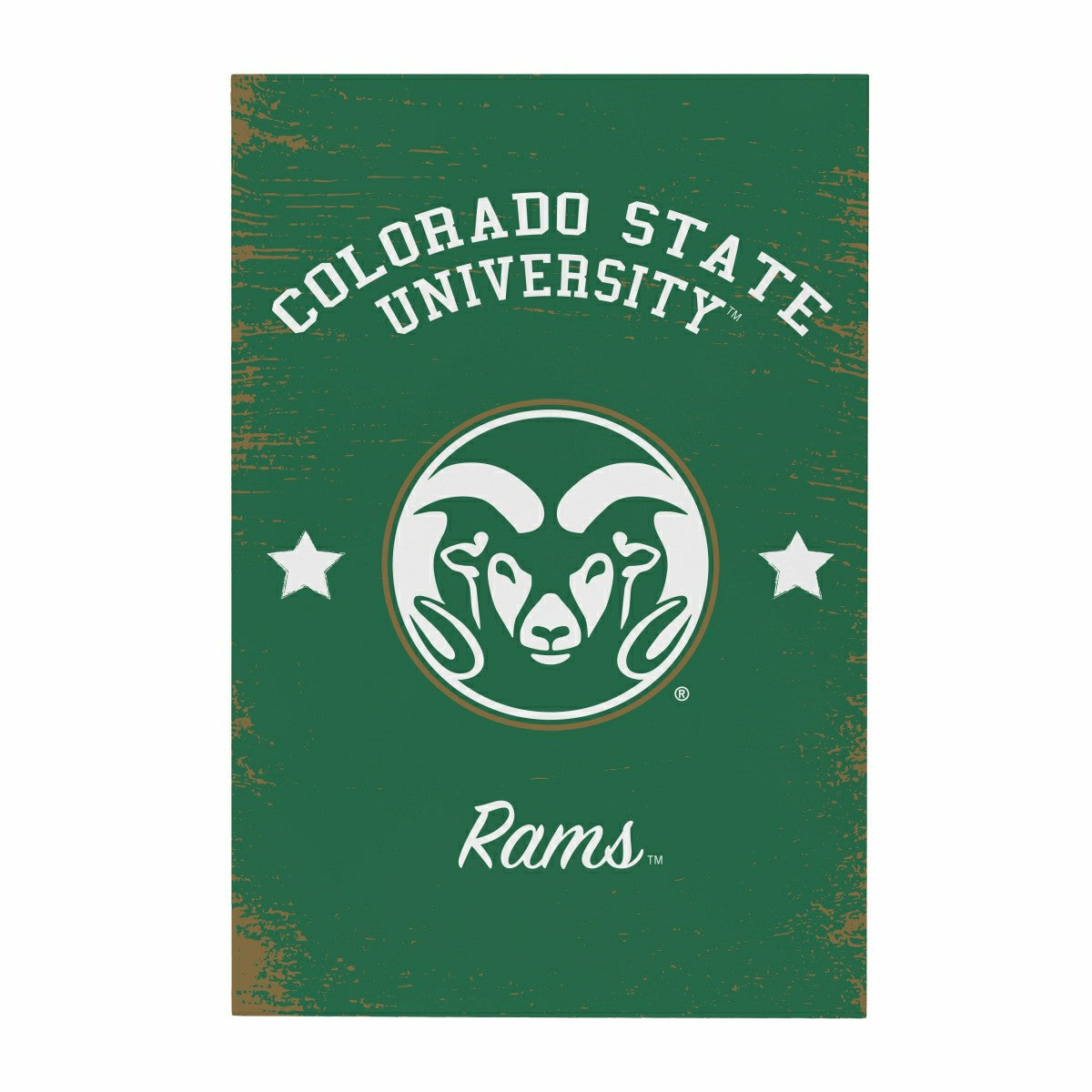 Colorado State University Wood Wall Sign, 16x24, Collegiate, Home