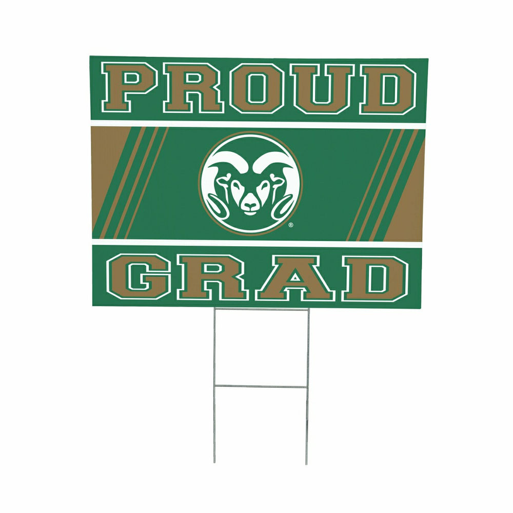 Colorado State University Coroplast Yard Sign Graduate, Collegiate, Home