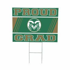Colorado State University Coroplast Yard Sign Graduate, Collegiate, Home