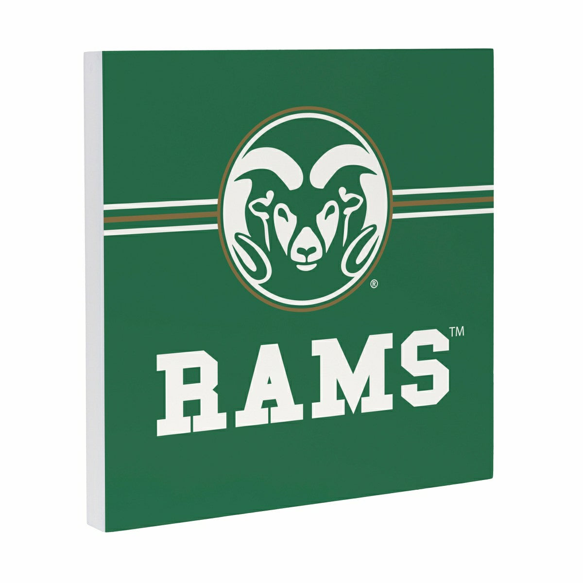 Colorado State University Wood Wall Sign, 12x12, Collegiate, Home