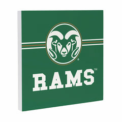 Colorado State University Wood Wall Sign, 12x12, Collegiate, Home