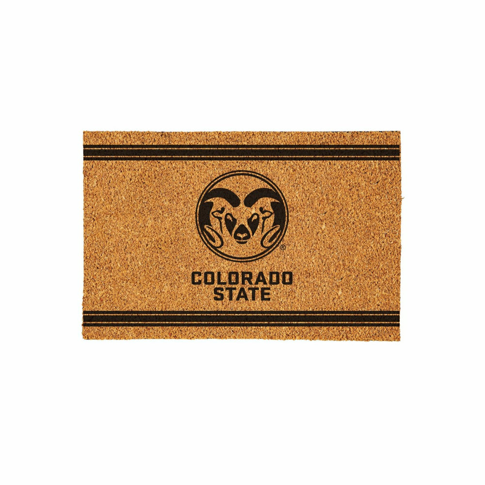 Colorado State University Large One Color Coir Mat, 36"x24", Collegiate