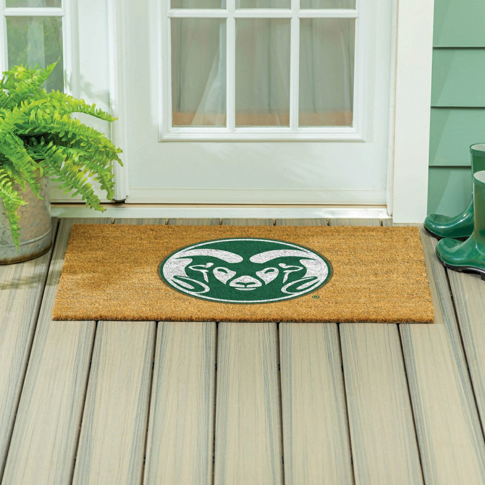 Colorado State University Large Full Color Coir Mat, 36"x24", Collegiate