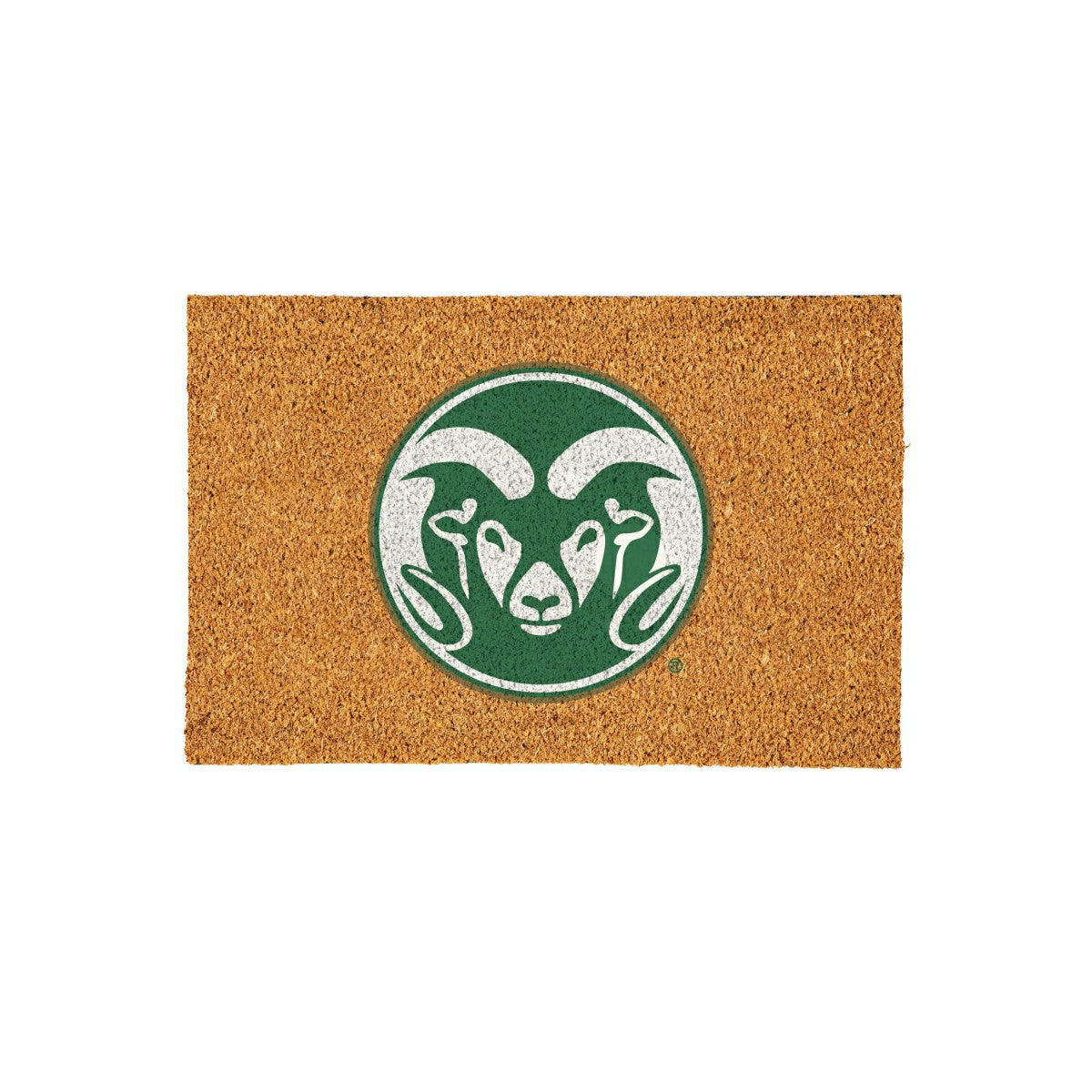 Colorado State University Large Full Color Coir Mat, 36"x24", Collegiate