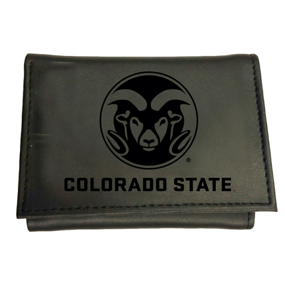 Colorado State University, Tri-Fold Wallet, Black, Collegiate, Home