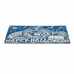 Dakota Wesleyan University Halloween Mat, 28"x16", Collegiate