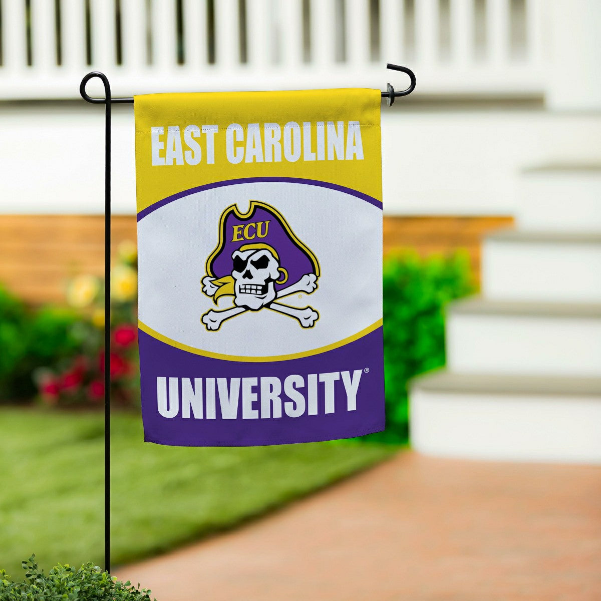 East Carolina University Suede Garden Flag, Collegiate, Home