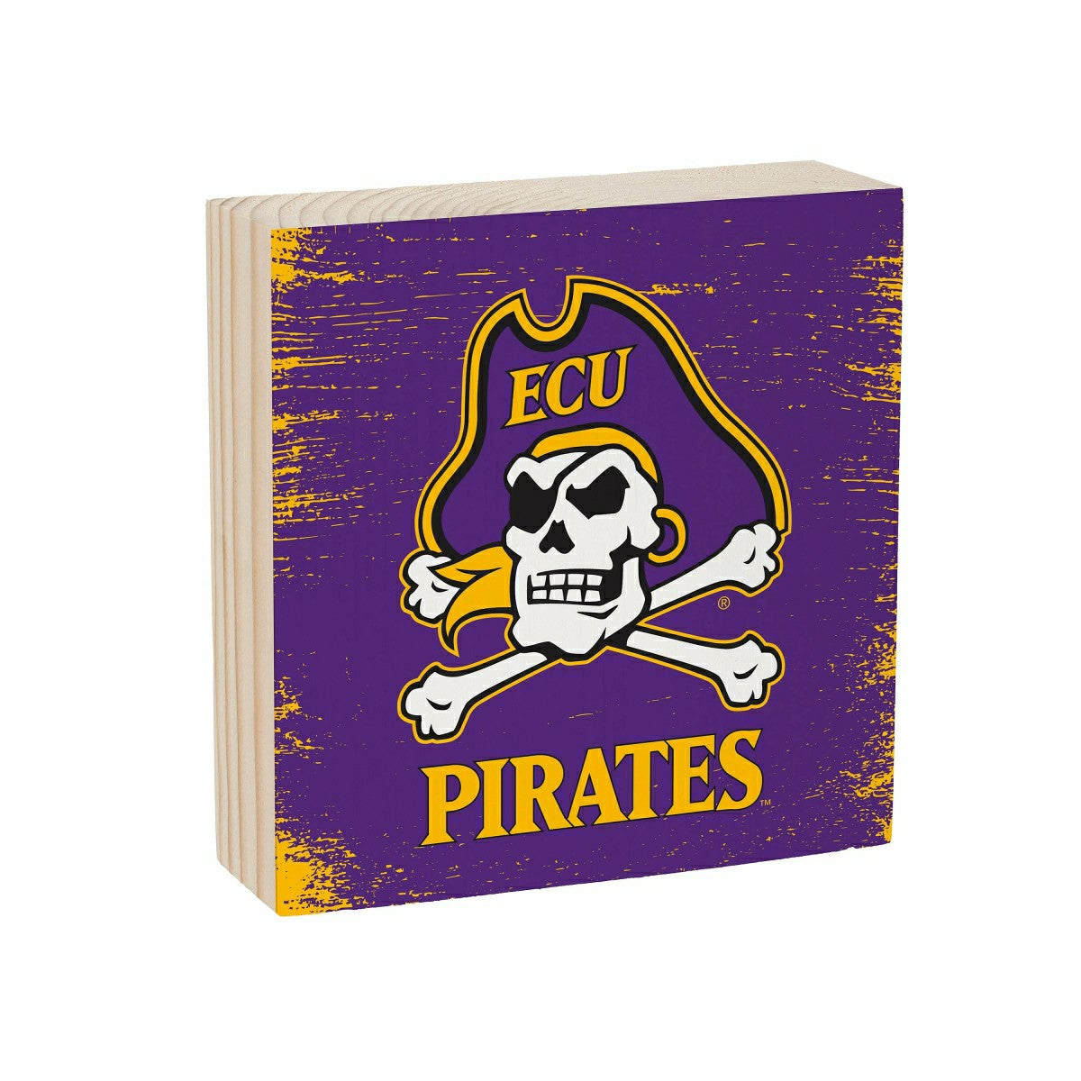 East Carolina University Plock, Down Home Fans, 6x6, Collegiate, Home