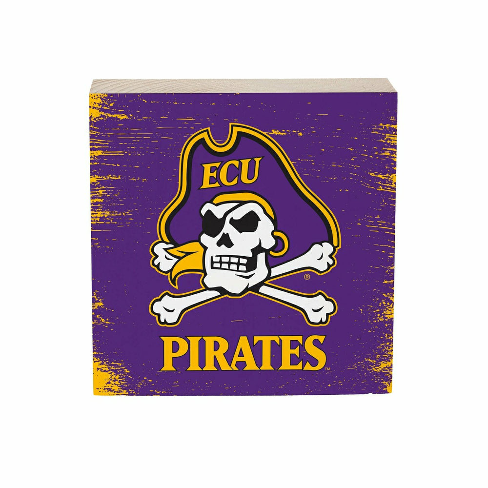 East Carolina University Plock, Down Home Fans, 6x6, Collegiate, Home