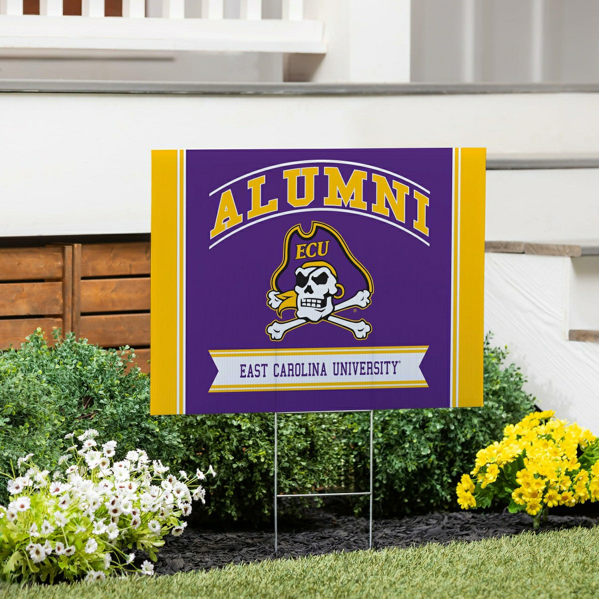 East Carolina University Coroplast Yard Sign Alumni, Collegiate, Home