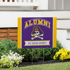 East Carolina University Coroplast Yard Sign Alumni, Collegiate, Home