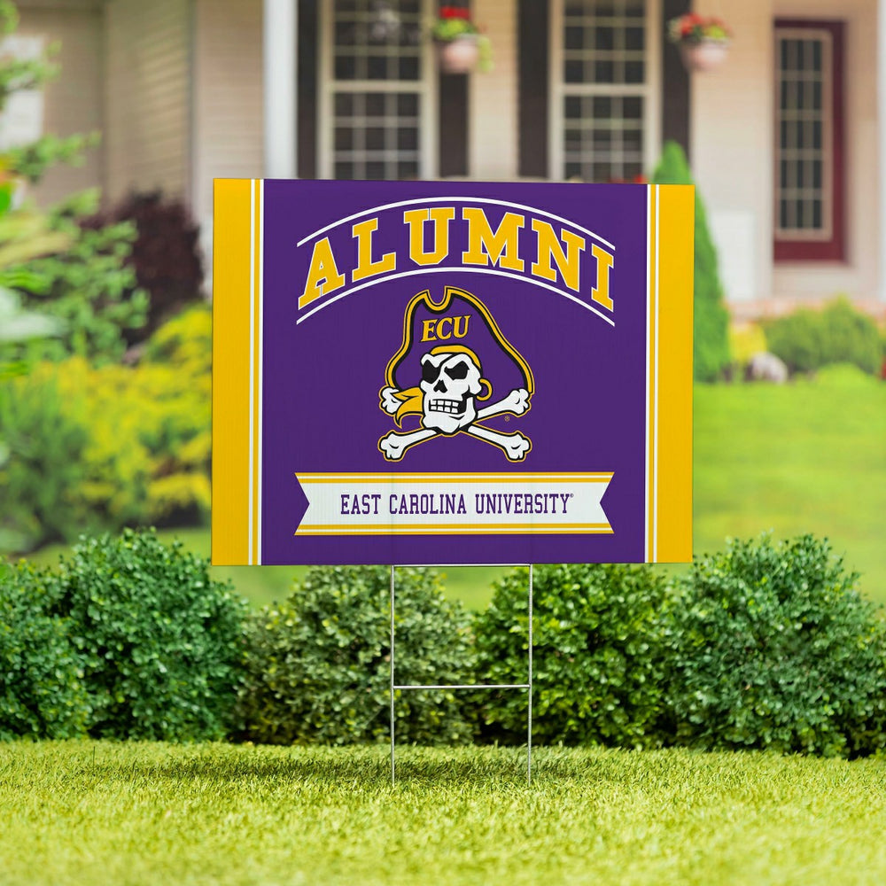East Carolina University Coroplast Yard Sign Alumni, Collegiate, Home