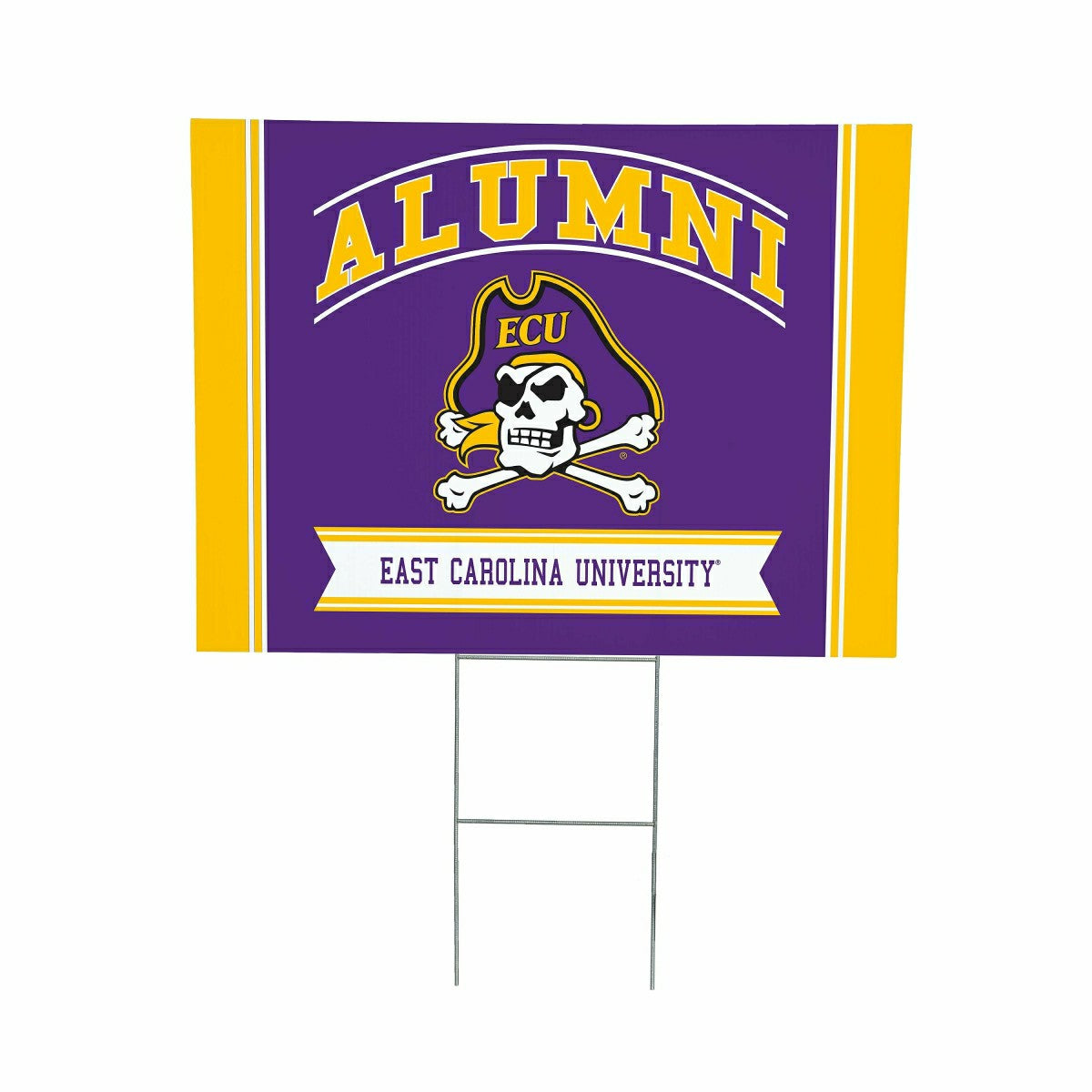 East Carolina University Coroplast Yard Sign Alumni, Collegiate, Home