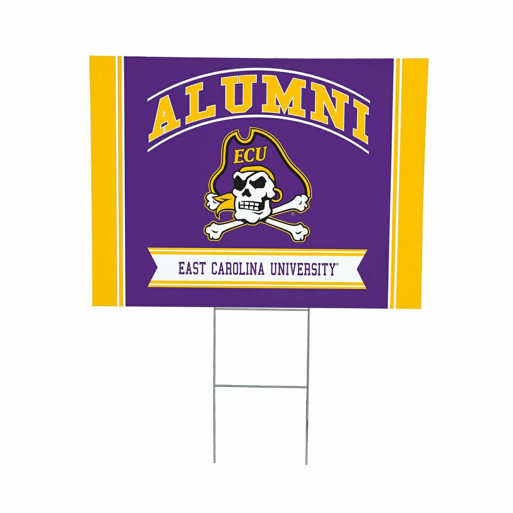 East Carolina University Coroplast Yard Sign Alumni, Collegiate, Home