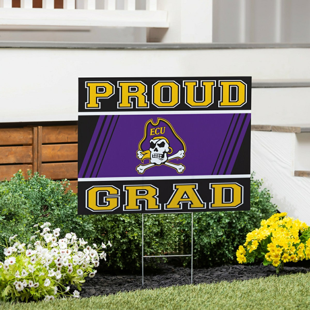 East Carolina University Coroplast Yard Sign Graduate, Collegiate, Home