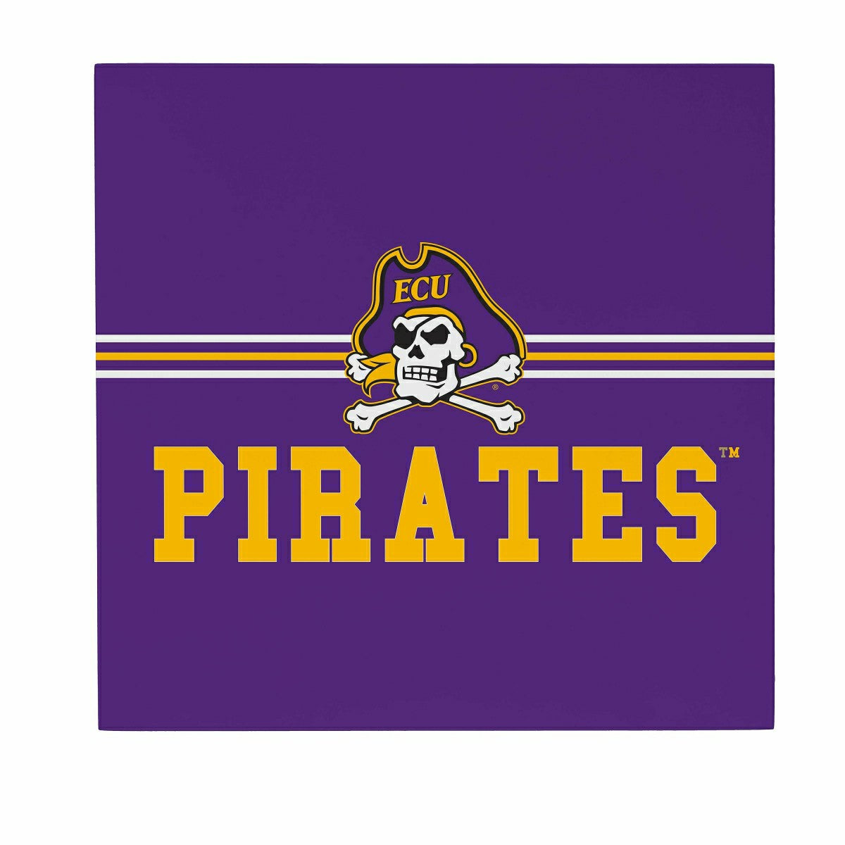 East Carolina University Wood Wall Sign, 12x12, Collegiate, Home