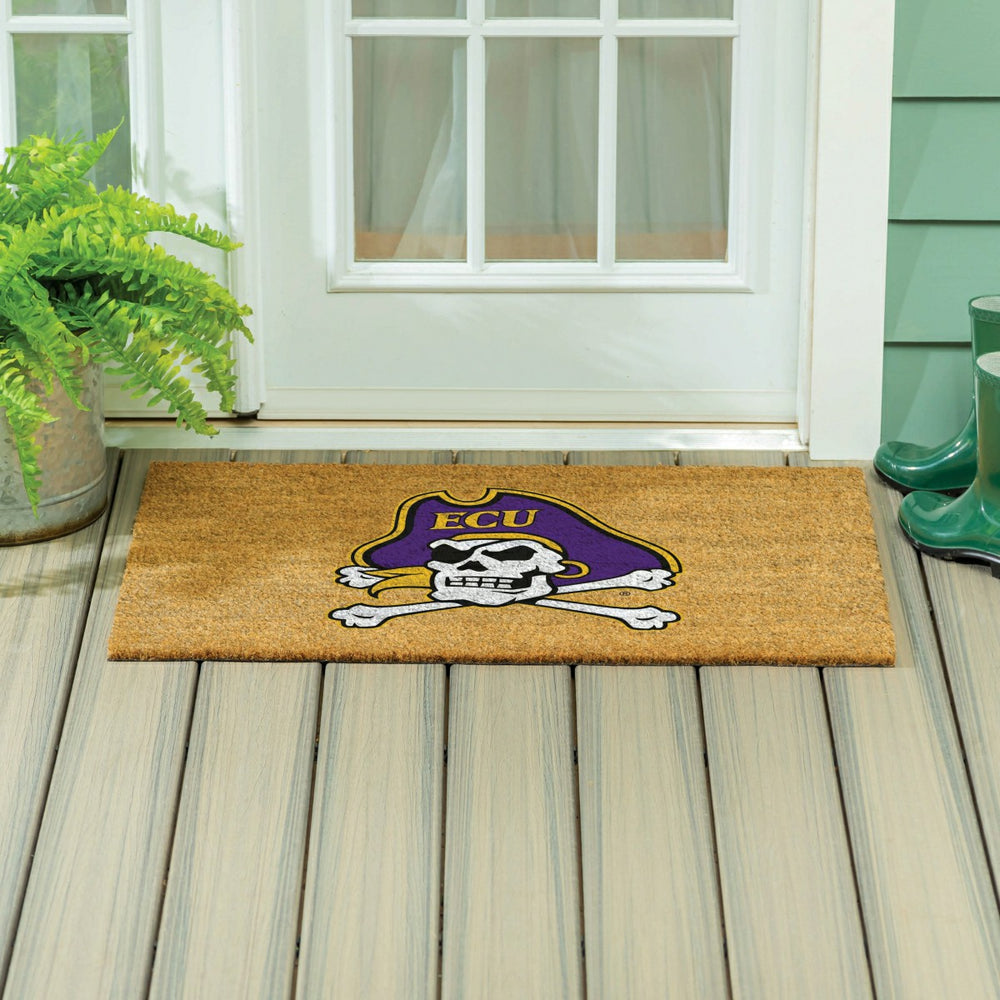 East Carolina University Large Full Color Coir Mat, 36"x24", Collegiate