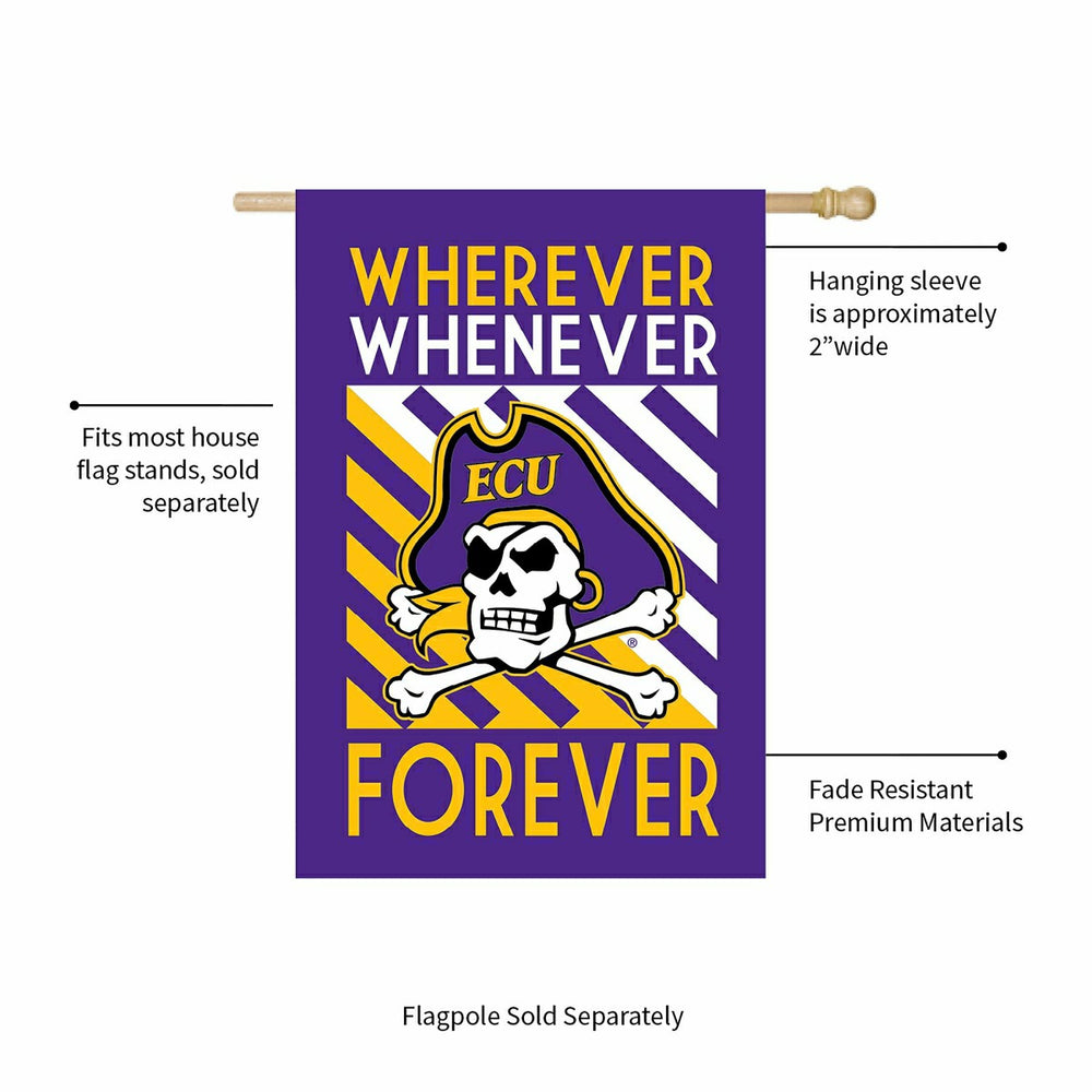 ECU WWF House Flag, Collegiate, Home