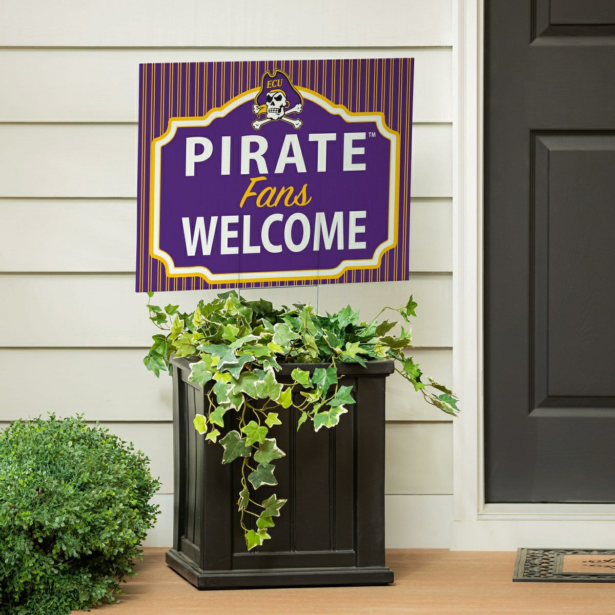 East Carolina University Coroplast Yard Sign, "Fans Welcome", Collegiate, Home