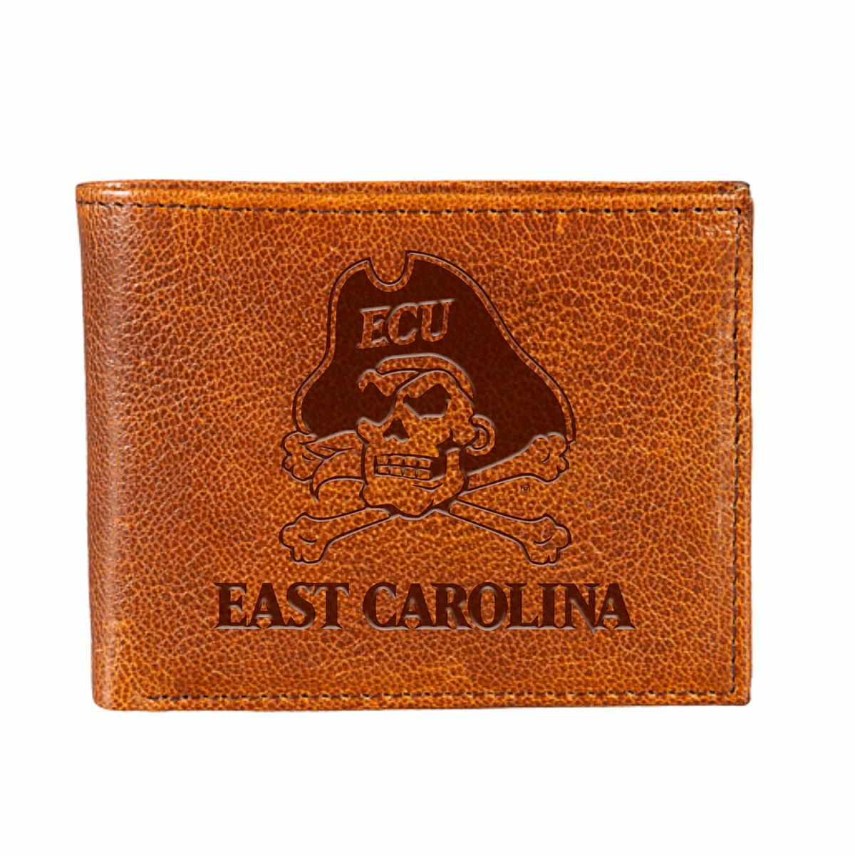 East Carolina University, Embossed 100% Genuine Tumbled Leather Passca, Collegiate, Home