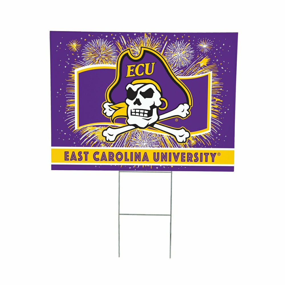 East Carolina University Yard Sign, Patriotic, Collegiate, Home