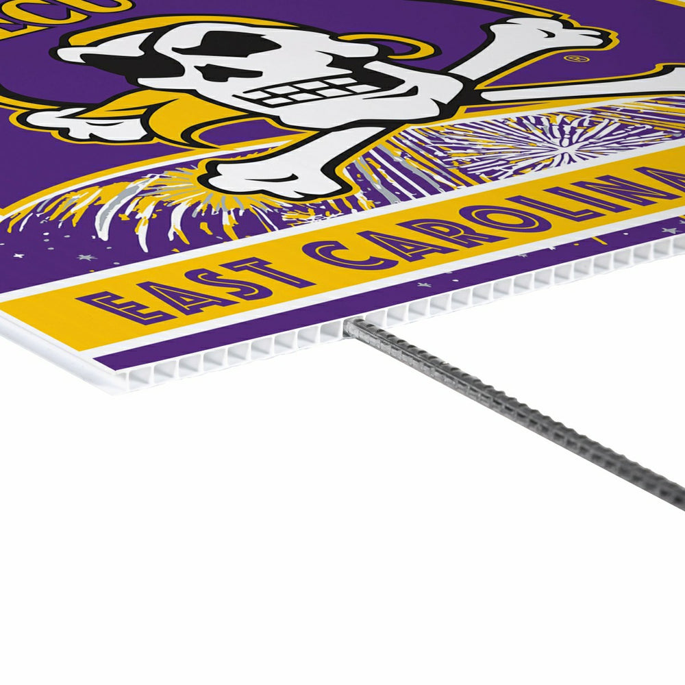 East Carolina University Yard Sign, Patriotic, Collegiate, Home