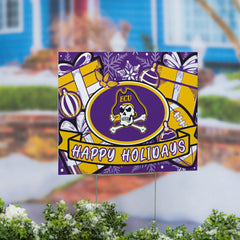 East Carolina University Yard Sign, Holiday, Collegiate, Home