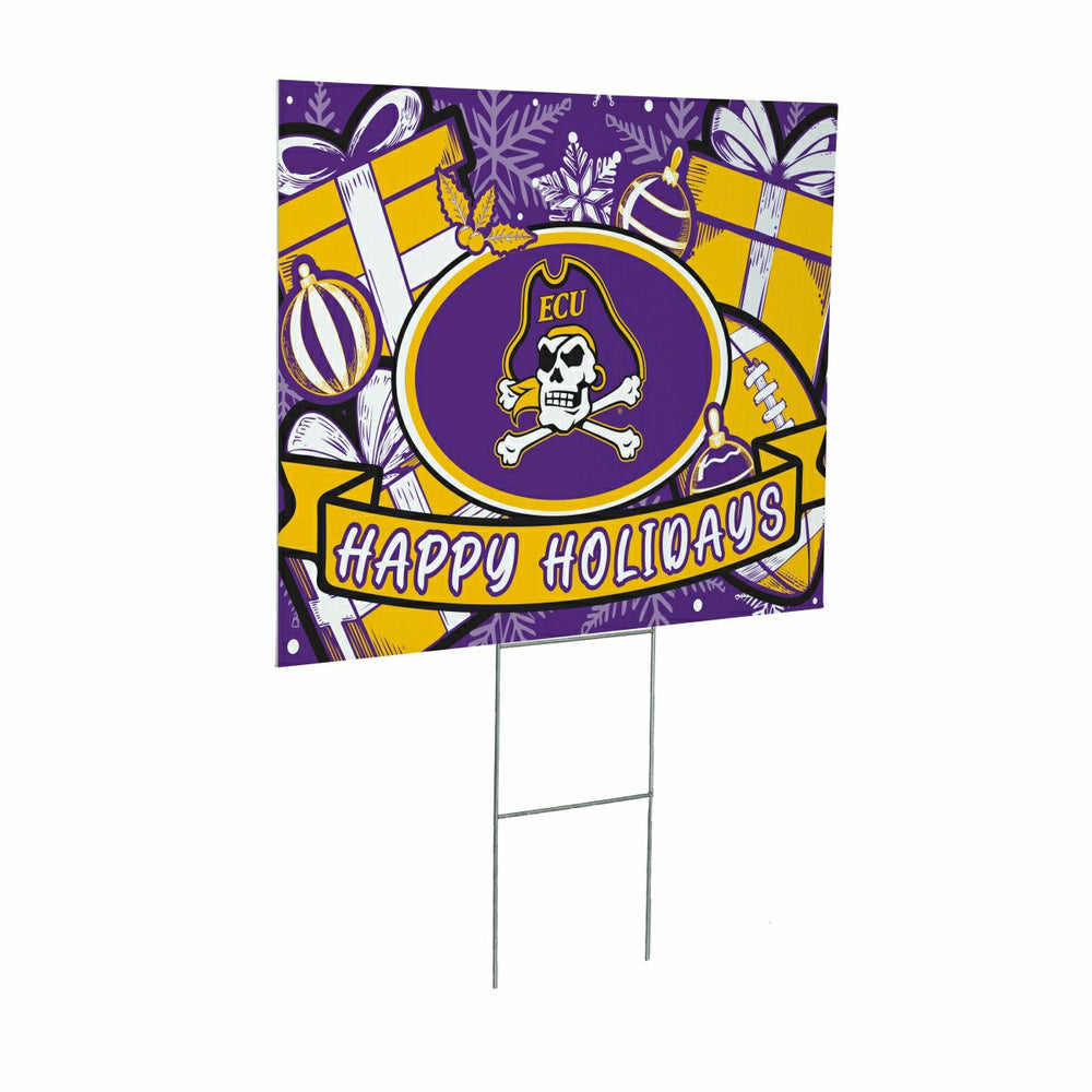 East Carolina University Yard Sign, Holiday, Collegiate, Home