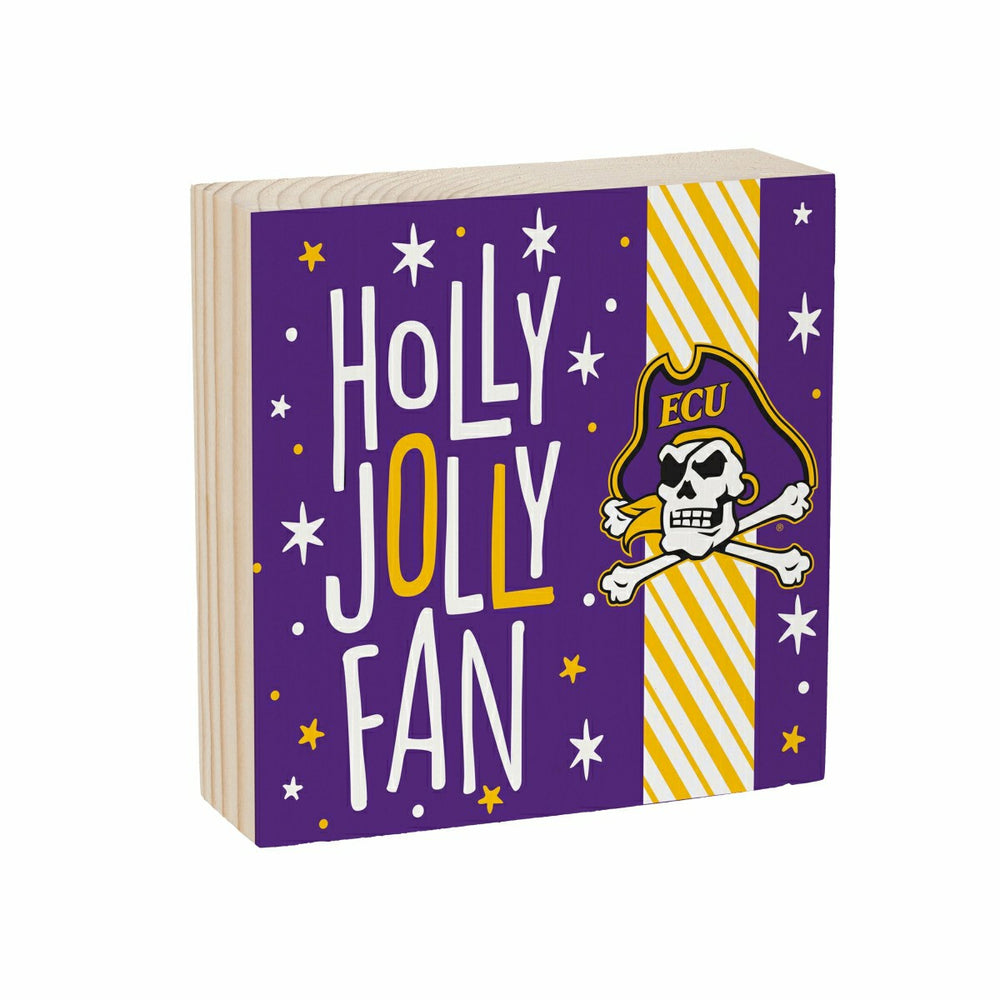 East Carolina University Block, Holiday, 6x6, Collegiate, Home